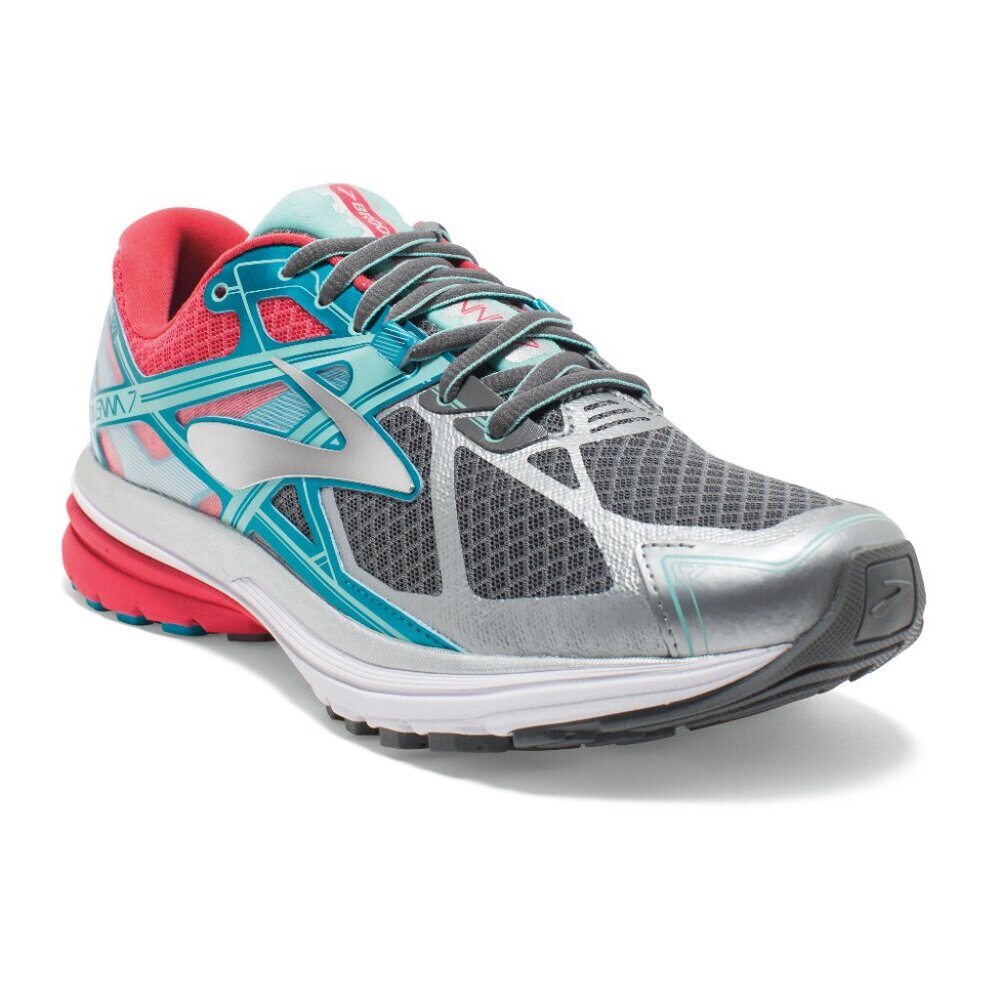 Brooks Ravenna 7 Women's Running Shoes  Size 10 Gray Red Blue